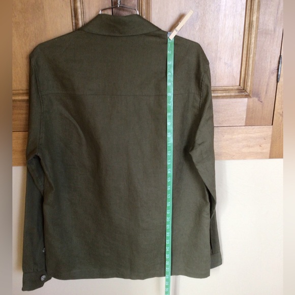 Mango Men’s sustainable Linen button down M - Picture 4 of 8